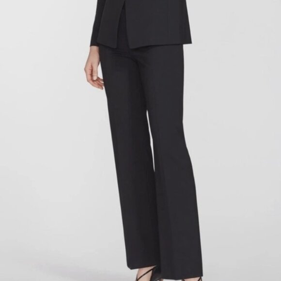 Lafayette 148 New York Pants - Lafayette 148 New York Black Stretch Wool Trousers Size 6